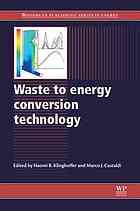 Waste To Energy Conversion Technology N B Klinghoffer M J Castaldi Eds