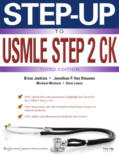 Stepup To Usmle Step 2 Ck 3rd Edition Jonathan P Van Kleunen