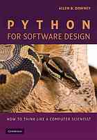 Python For Software Design How To Think Like A Computer Scientist Allen Downey