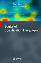 Logics Of Specification Languages Dines Bjrner Martin C Henson Eds