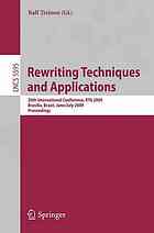 Rewriting Techniques And Applications 20th International Conference Rta 2009 Braslia Brazil June 29 July 1 2009 Proceedings 1st Edition Johannes Waldmann Auth