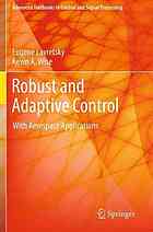Robust And Adaptive Control With Aerospace Applications Lavretsky