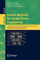 Formal Methods For Modeldriven Engineering 12th International School On Formal Methods For The Design Of Computer Communication And Software Systems Sfm 2012 Bertinoro Italy June 1823 2012 Advanced Lectures 1st Edition Bran Selic Auth