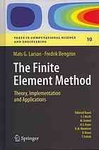 The Finite Element Method Theory Implementation And Applications Mats G Larson