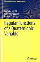 Regular Functions Of A Quaternionic Variable Graziano Gentili Caterina Stoppato Daniele C Struppa