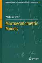 Macroeconometric Models Wadysaw Welfe