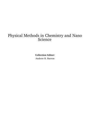 Physical Methods In Chemistry And Nano Science Free Web Version Barron Ar Ed