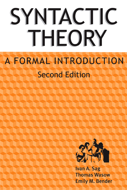 Syntactic Theory A Formal Introduction 2ed Book Draft Sag Ia