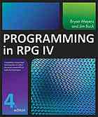 Programming In Rpg Iv Bryan Meyers And Jim Buck