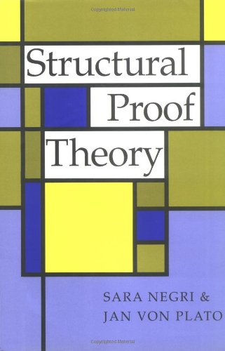Structural Proof Theory 1st Edition Sara Negri Jan Von Plato Aarne Ranta Appendix