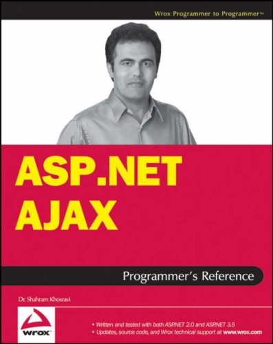 Aspnet Ajax Programmers Reference With Aspnet 20 Or Aspnet 35 1st Edition Shahram Khosravi