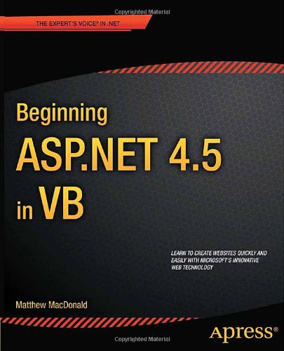 Beginning Aspnet 45 In Vb 1st Edition Matthew Macdonald