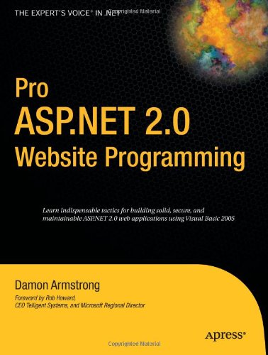 Pro Aspnet 20 Website Programming 1st Edition Damon Armstrong