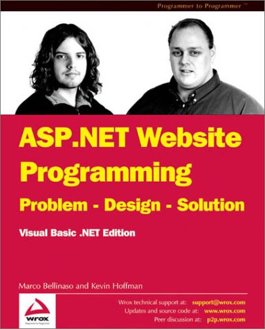 Aspnet Website Programming Problem Design Solution Vbnet Edition 1st Marco Bellinaso