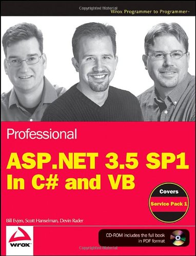 Professional Aspnet 35 Sp1 Edition In C And Vb Harcdr Bill Evjen
