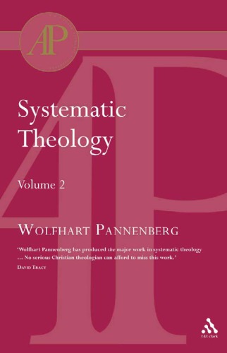 Systematic Theology Wolfhart Pannenberg