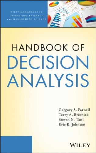 Handbook Of Decision Analysis 1st Edition Gregory S Parnell Phd
