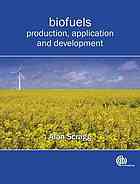 Biofuels Production Application And Development A H Scragg