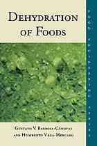 Dehydration Of Foods Gustavo V Barbosacanovas Humberto Vegamercado