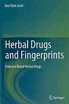 Herbal Drugs And Fingerprints Evidence Based Herbal Drugs 1st Edition Devi Datt Joshi Auth