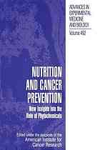 Nutrition And Cancer Prevention New Insights Into The Role Of Phytochemicals 1st Edition Diane F Birt Phd Auth