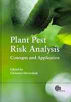 Plant Pest Risk Analysis Concepts And Application Christina Devorshak