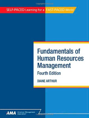Fundamentals Of Human Resources Management Fourth Edition 4th Edition Diane Arthur