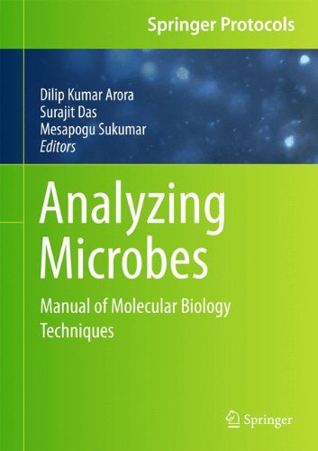 Analyzing Microbes Manual Of Molecular Biology Techniques 1st Edition Sukumar Mesapogu