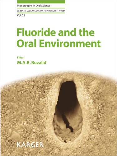 Fluoride And The Oral Environment Marlia Afonso Rabelo Buzalaf Ed