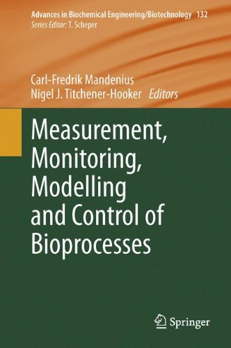 Measurement Monitoring Modelling And Control Of Bioprocesses 1st Edition Bernhard Sonnleitner Auth