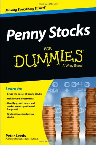 Penny Stocks For Dummies 1st Edition Peter Leeds