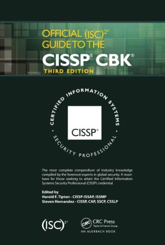 Official Isc2 Guide To The Cissp Cbk Third Edition Isc2 Press 3rd Edition Steven Hernandez Cissp