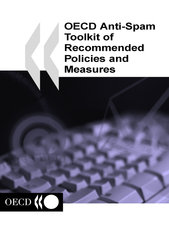 Oecd Antispam Toolkit Of Recommended Policies And Measures Misc