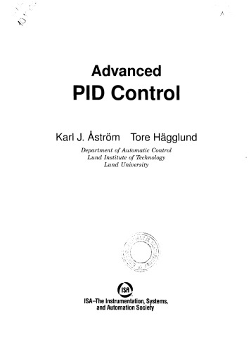 Advanced Pid Control K J Astrom T Hagglund