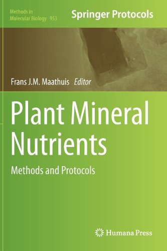Plant Mineral Nutrients Methods And Protocols 1st Edition Frans J M Maathuis