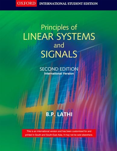 Principles Of Linear Systems And Signals 2nd Edition B P Lathi