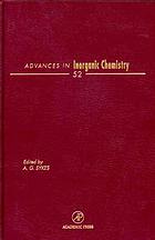 Advances In Inorganic Chemistry 52 Ag Sykes Eds