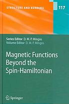 Magnetic Functions Beyond The Spinhamiltonian 1st Edition Roman Boa Auth
