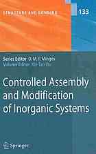 Controlled Assembly And Modification Of Inorganic Systems 1st Edition Qisheng Lin