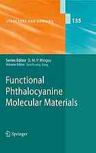 Functional Phthalocyanine Molecular Materials 1st Edition Gema De La Torre