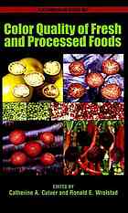 Color Quality Of Fresh And Processed Foods Catherine A Culver And Ronald E Wrolstad Eds