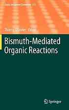 Bismuthmediated Organic Reactions 1st Edition Sh Kobayashi