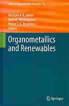 Organometallics And Renewables 1st Edition Lucas Montero De Espinosa