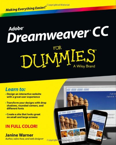 Dreamweaver Cc For Dummies 1st Edition Janine Warner