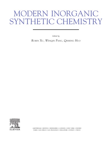 Modern Inorganic Synthetic Chemistry Ruren Xu Wenqin Pang Qisheng Huo