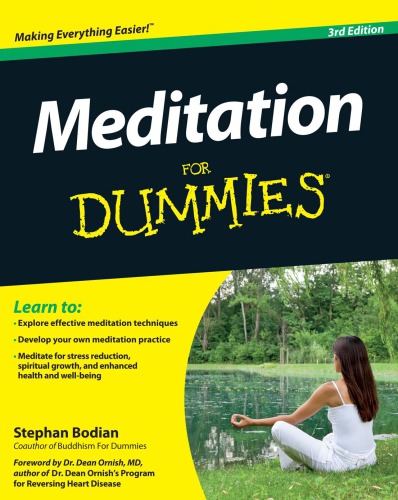 Meditation For Dummies 3rd Stephan Bodian