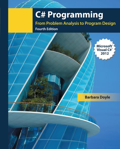 C Programming From Problem Analysis To Program Design 4th Edition Barbara Doyle