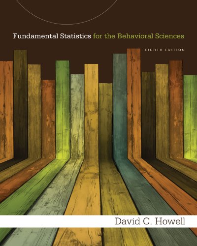 Fundamental Statistics For The Behavioral Sciences 8th Edition David C Howell