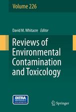 Reviews Of Environmental Contamination And Toxicology Volume 226 1st Edition Prafulla Kumar Sahoo