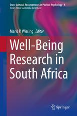 Wellbeing Research In South Africa 1st Edition Marié P Wissing Auth
